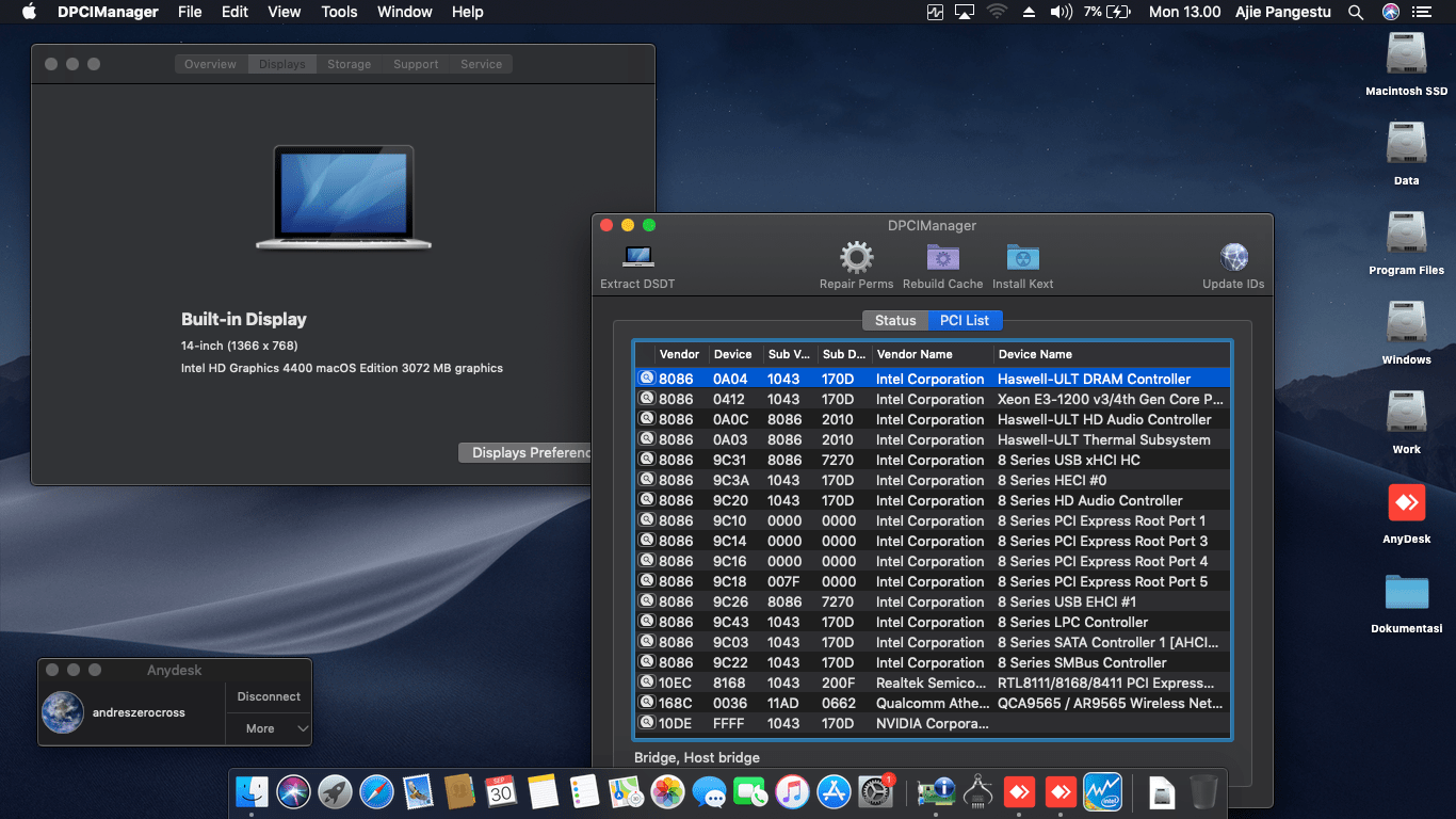 ASUS X455LD WX104D [Intel HD 4400] 2